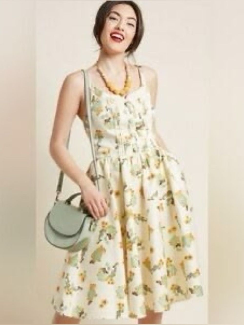 Modcloth Voodoo Vixen Cactus Print Dress - Picture 2 of 12